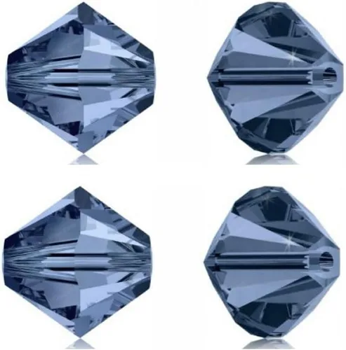 Vista 27 de Adabele - 200 cuentas de cristal bicono sueltas y facetadas pequeñas de 0.16 pulgadas, color ámbar, compatibles con cristales de Swarovski 5301/5328
