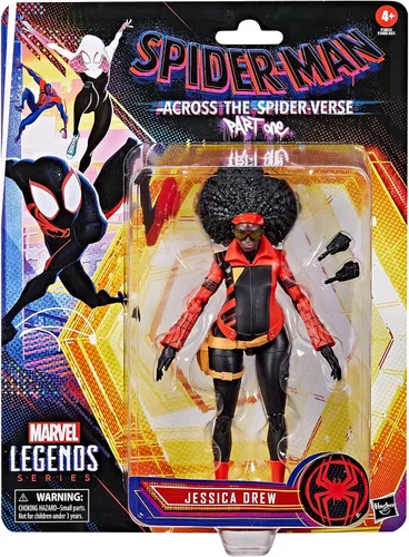 Vista 2 de Marvel Legends Spider-Man: Across The Spider-Verse - Figura de acción de Spider-Woman de 6 pulgadas estándar