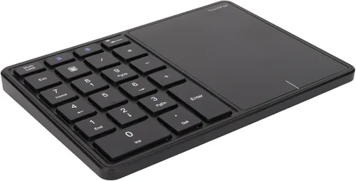 Vista 3 de LICAEVEY Bloc numérico, teclado numérico inalámbrico 2 en 1, 22 teclas, diseño de panel táctil, teclado de contabilidad inanciera para laptop, PC