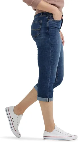 Vista 2 de Lee Flex Motion - Jeans capri de 5 bolsillos para mujer