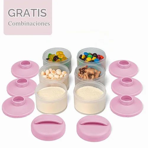 Vista 3 de Termichy - Dispensador de fórmula apilable portátil: contenedor de leche en polvo para llevar