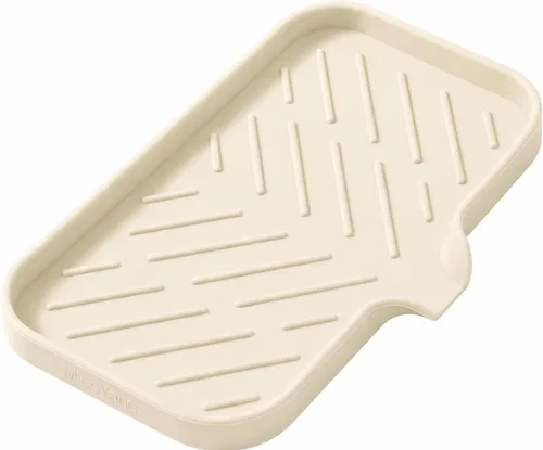Vista 20 de MicoYang Jaboneras de Baño de Silicona con Boquilla de Drenaje - Organizador de Fregadero de Baño y Cocina, Soporte para Esponja, Bandeja de Jabón