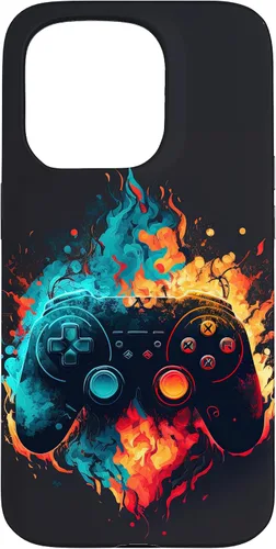Vista 14 de Controlador de videojuegos para iPhone 16 Gamer para un divertido estuche para adolescentes y niñas