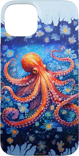 Vista 9 de Funda con diseño de criatura marina de pulpo Kraken para iPhone 17