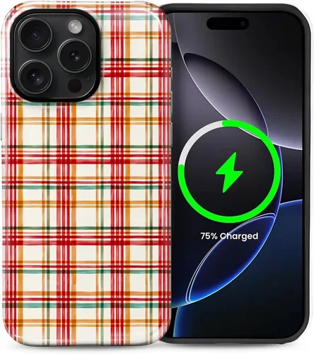 Vista 32 de Funda Compatible con iPhone 13/14 [Compatible con MagSafe] Protección de Doble Capa de Cáscara Dura Híbrida, Funda Magnética Protectora a Prueba