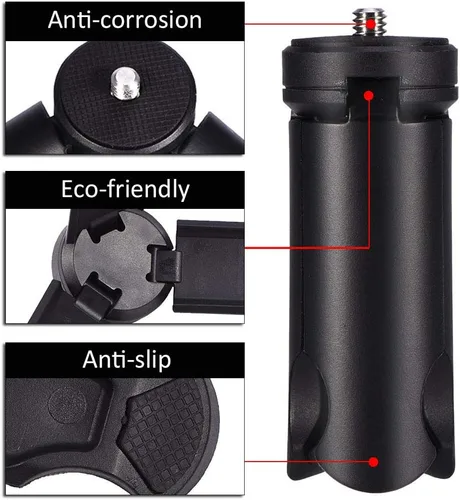 Vista 4 de Trípode, Soporte para Selfie Sticks Smartphone Cámara Negro