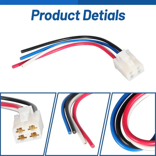Vista 3 de WFLNHB Reemplazo del arnés de cableado de reparación del enchufe del relé del solenoide del arrancador para Yamaha YFZ450 R1 Roadliner Stratoliner