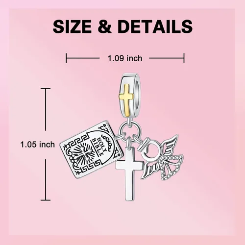 Vista 296 de Dije de girasol con diseño de estrella y luna y elefante para pulsera, collar de plata de ley 925, dijes de corazón de amor para mujer, regalo