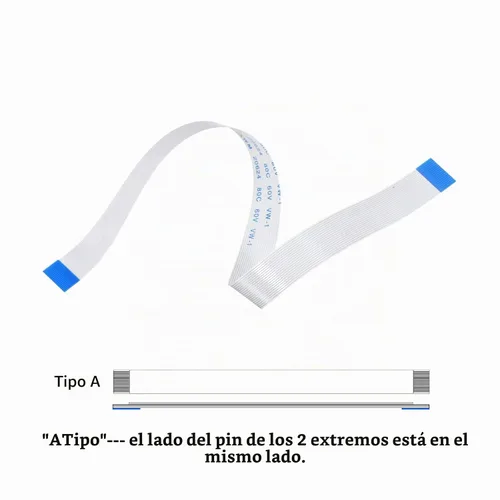 Vista 4 de MECCANIXITY FFC FPC Cable flexible plano 18 Pin 0.02 in Paso 11.811 in