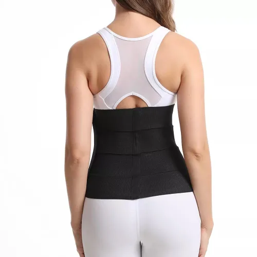 Vista 2 de RADE Faja abdominal, envoltura de cintura y estómago, soporte de hernia y cirugía abdominal, recuperación posparto, estabilizador de núcleo, anti