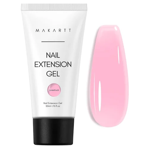 Vista 15 de Makartt Gel de uñas de poligel 50ml, gel constructor para uñas sin hema, rosa y marrón, fortalecedor multifuncional para extensión de uñas, gel duro