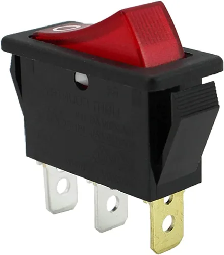 Vista 4 de Paquete de 2 interruptores basculantes 120927-24 de 120 voltios iluminados para chimeneas eléctricas FMI Desa