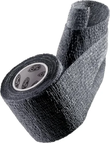 Vista 6 de CURAD Performance Series - Envoltura atlética autoadherente, color negro, 3 pulgadas x 5 yardas, soporte de compresión para lesiones deportivas