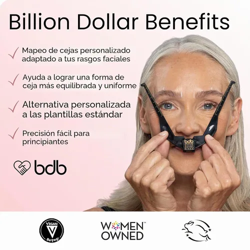 Vista 4 de Billion Dollar Brows Brow Buddy Kit Juego de herramientas simétricas para modelar cejas