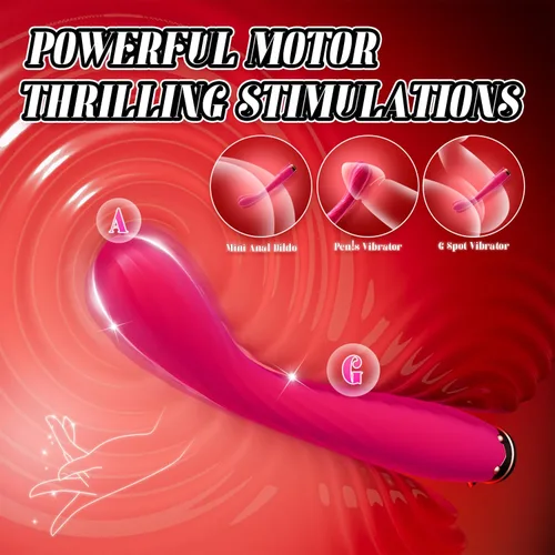 Vista 3 de Juguetes sexuales para mujeres, vibrador de bala – Juguetes sexuales para parejas con 10 vibraciones intensas, estimulador anal para pezón