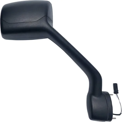 Vista 6 de Espejo de Capó de Repuesto Cromado Compatible con Kenworth T680 Peterbilt 579 587 (Lado del Conductor (LH) Negro)