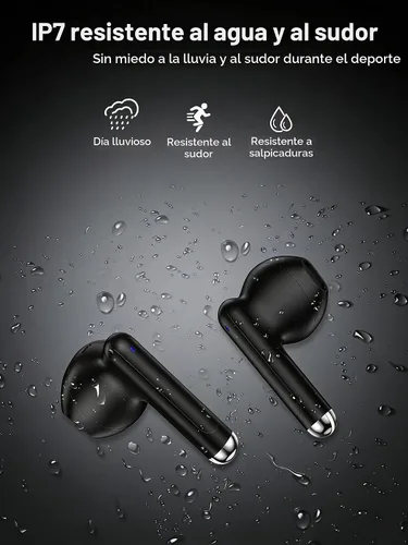 Vista 5 de Auriculares inalámbricos para Samsung Bud Samsung Galaxy S25 Ultra S24 A17, auriculares Bluetooth, auriculares sin cable para iPhone 17 16e 16 Pro