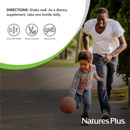 Vista 5 de NaturesPlus Source of Life Gold Multi Shot líquido – 1 onza líquida, caja de 12 – Sabor a frutas tropicales – Proporciona nutrientes de más de 100