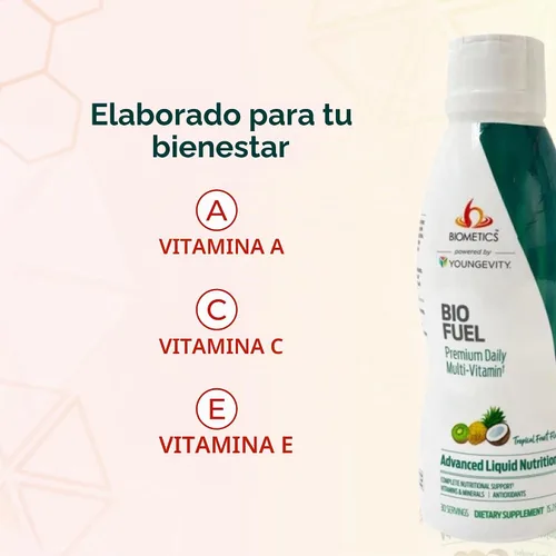 Vista 5 de Biometics Bio Fuel Premium Multi Vitamina Potente Nutrición para alimentar tu cuerpo 15.2 onzas líquidas