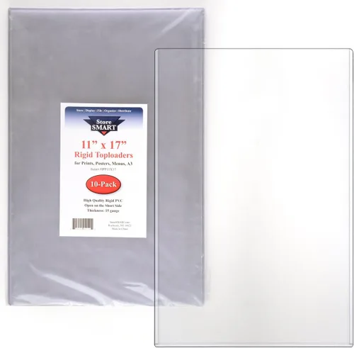 Vista 2 de StoreSMART - Protectores de impresión rígidos paquete de 3 - 11" x 17" - Cargadores superiores - HPP11X17-3