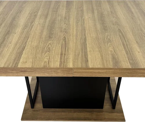 Vista 11 de [Usado] KEIKI Mesa de comedor extensible de 62.99 a 78.7 pulgadas, moderna mesa de cocina extensible de granja para 6 a 10 personas, mesa