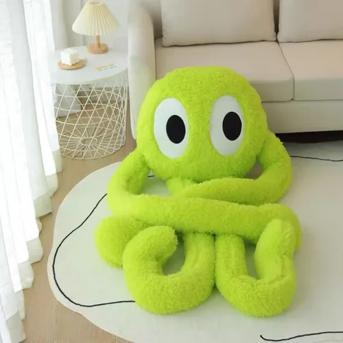 Vista 2 de Pulpo de piernas largas, juguete de peluche grande de pulpo, almohada, cojín, animal marino de peluche de pulpo suave, regalo para niños