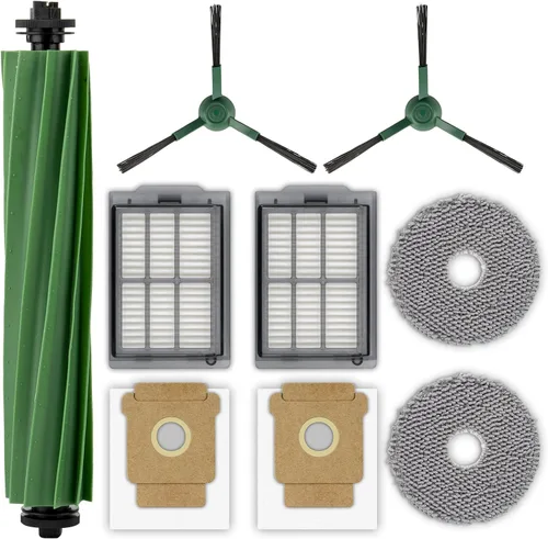 Vista 9 de Roomba Plus 505 Combo de piezas de repuesto para iRobot Roomba Plus 505 Combo robot/Roomba Plus 405 Combo Robot Aspirador, 2 cepillos de rodillo, 6
