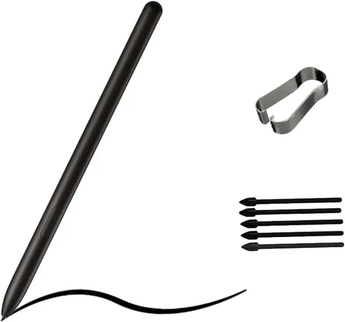 Vista 6 de Galaxy Tab S9 S Pen Reemplazo para Samsung Galaxy Tab S9/S9 Plus/S9 Ultra/Tab S9+ Stylus Pen con puntas/puntas (beige)