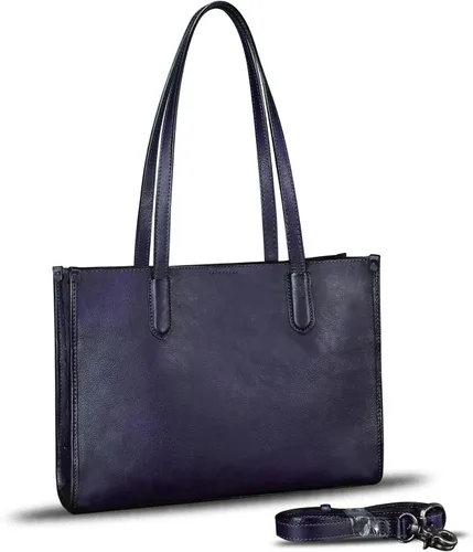 Vista 2 de Genuine Leather Shoulder Ba for Women Tote Bag Crossbody Hobo Bags Vintage Satchel Purse Handbag