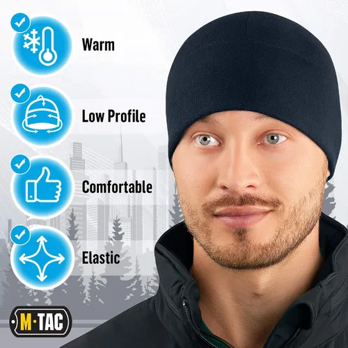 Vista 2 de M-Tac Gorro de forro polar para reloj, gorro táctico militar militar de invierno