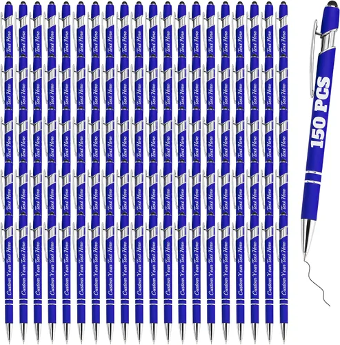 Vista 117 de Bolígrafos personalizados a granel 10 con nombre, grabados con punta de lápiz, bolígrafos de bola personalizados de escritura suave, regalos