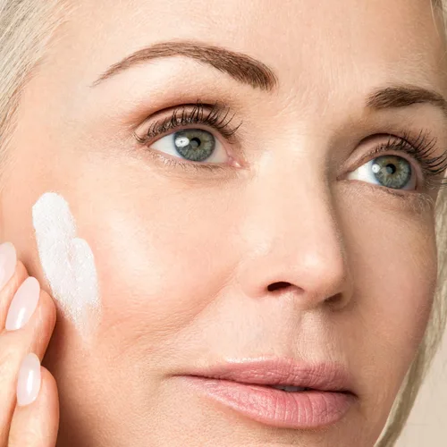 Vista 7 de BODY FIRM Exfoliante facial refinador de borrado de crepé, cuidado de la piel antienvejecimiento, lavado facial exfoliante con exfoliantes suaves
