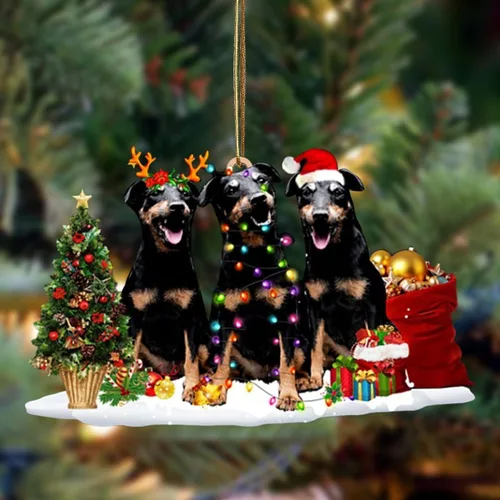 Vista 47 de Nazenti Adorno de Navidad personalizado con amigos Affenpinscher – Adorno de perro personalizado para amantes de las mascotas, acrílico plano