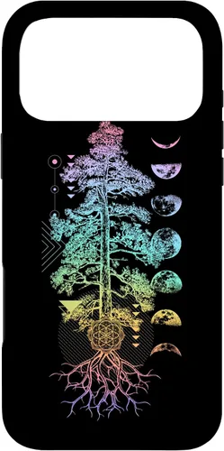Vista 22 de Tree of Life Phases of The Moon Yoga Chakra Gift Case for iPhone 17