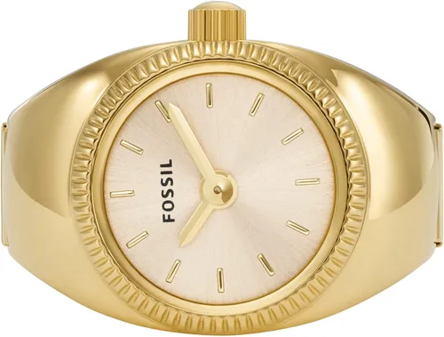 Vista 3 de Fossil Reloj de anillo de acero inoxidable de cuarzo para mujer