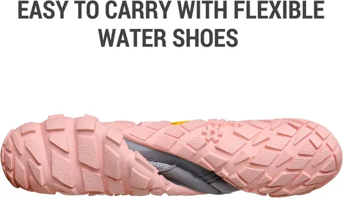Vista 4 de NORTIV 8 Zapatos de agua de secado rápido para mujer, sensación de pies desnudos, para deportes acuáticos, para la playa o la piscina, para nadar