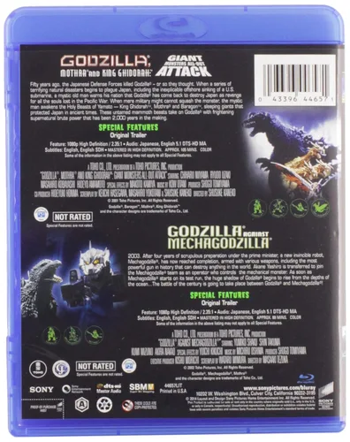 Vista 2 de Godzilla Against Mechagodzilla 2002 Godzilla Mothra and King Ghidorah Giant Monsters All-Out Attack - Set Blu-ray
