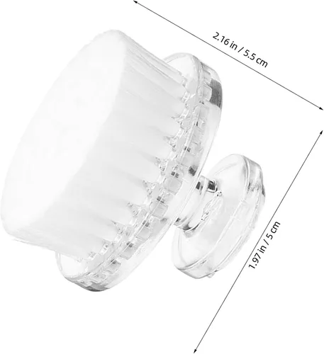 Vista 2 de Cepillo de limpieza facial de cerdas suaves, limpiador facial manual para limpieza profunda de poros, exfoliante y cuidado de la piel, cepillo