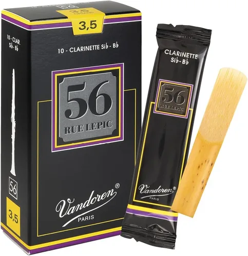 Vista 8 de Lengüetas Rue Lepic para clarinete 56 con resistencia 2.5 Vandoren CR5025 Bb, caja de 10.