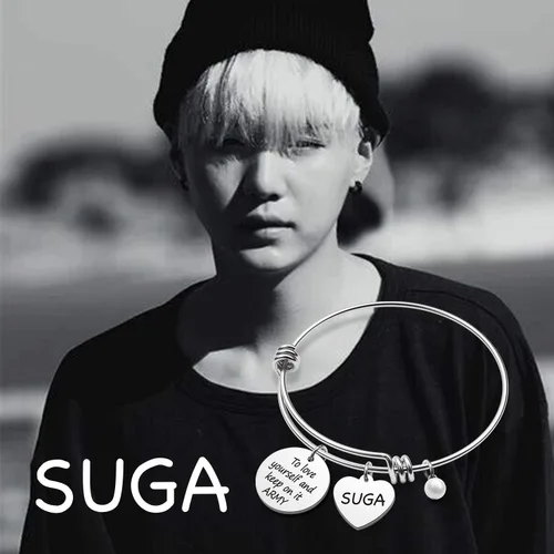 Vista 6 de G-Ahora Kpop Army Bracelet Kpop Bangtan Boys Jewelry JIMIN JK JIN RM SUGA JHOPE V Bracelet Best Gift for The Army