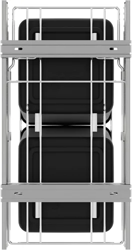 Vista 7 de Cesto de basura doble y extraíble RV V-15KD-18CS de Rev-A-Shelf