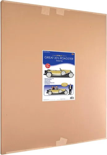 Vista 6 de 1920's 3D Roadster Stand Up Decoración - 12.75' - Oro y Negro