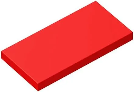 Vista 3 de Azulejo clásico de ladrillos de construcción de 2 x 4 con ranura de 100 piezas, compatible con piezas y piezas 87079, juego creativo - 100% Amarillo