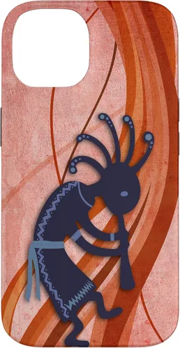 Vista 4 de Native American Kokopelli - Old School 2 - Fan Fun Case for iPhone 17
