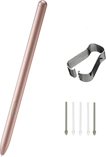 Vista 8 de Tab S7, S7+ Pen Puntero de repuesto para Samsung Galaxy Tab S7, Tab S7+ Plus, S8, S8+, S8 Ultra S Pen Stylus (sin Bluetooth) + puntas/puntas (negro)