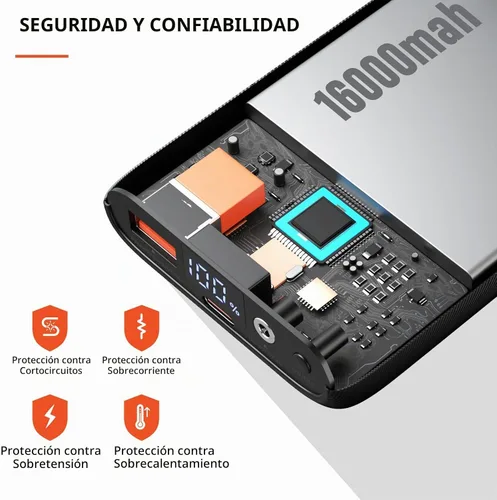 Vista 5 de Batería de chaleco térmico de 7.4 V 16000 mAh compatible con ORORO, para TODWARM, para Weamest, batería recargable de 7.4 V/5 V, salida