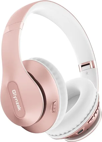Vista 9 de Auriculares inalámbricos Bluetooth sobre la oreja con tiempo de reproducción de 65H, auriculares estéreo HiFi con micrófono y modos 6EQ, auriculares
