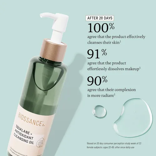 Vista 2 de BIOSSANCE Squalane + aceite limpiador antioxidante