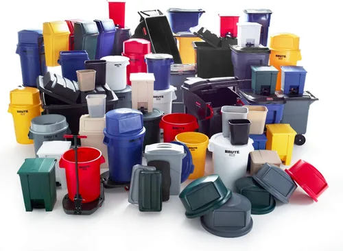 Vista 6 de Rubbermaid Commercial Products BRUTE - Tapa redonda para basura/basura, color negro, compatible con contenedor BRUTE de 32 galones, paquete de 6