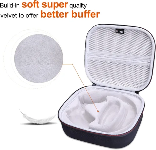 Vista 2 de L LTGEM Estuche rígido EVA para auriculares inalámbricos Xbox/Sony PlayStation Pulse 3D Auriculares inalámbricos (solo funda)